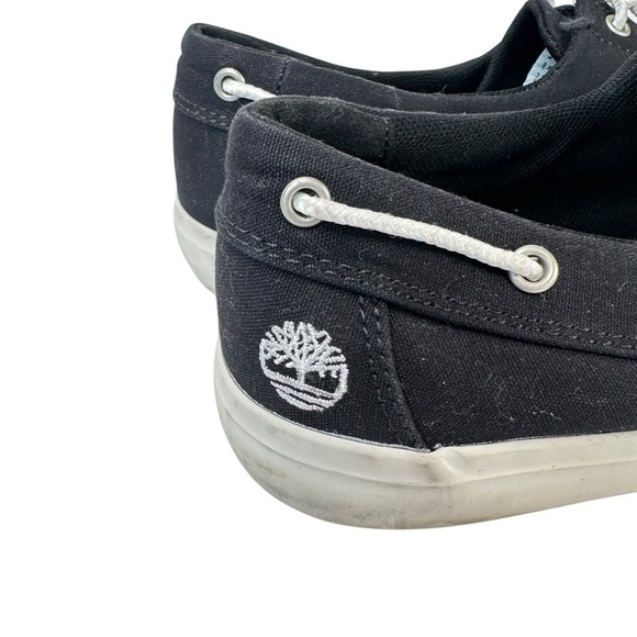 Timberland Union Wharf 2.0 Blue Boat Shoes Men’s Size 8 Canvas Nautical Casualco - Picture 3 of 11